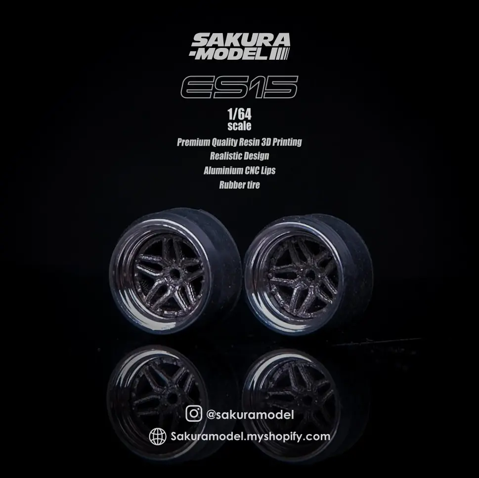 Custom Wheels 64 Scale Model Esr Es15 2