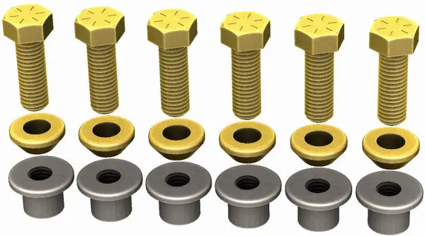 Jeep Wrangler Tj/Yj Transfer Case Skid Hardware Repair Kit 1
