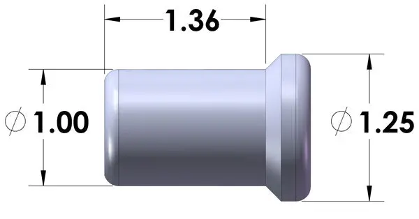 7/8-14 Right Hand Thread Tube Insert For 1 Inch Id Tubing 2