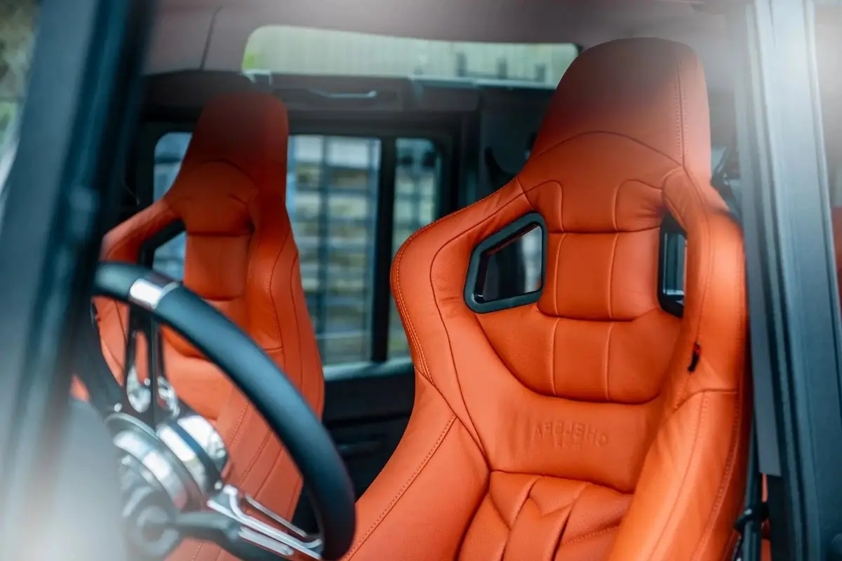 Land Rover Defender 110 Herringbone Sport Leather Interior 1