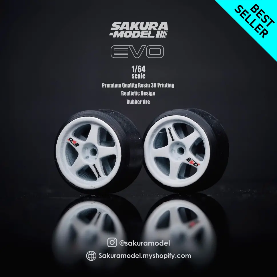 Custom Wheels Scale 64 -  Evo 1