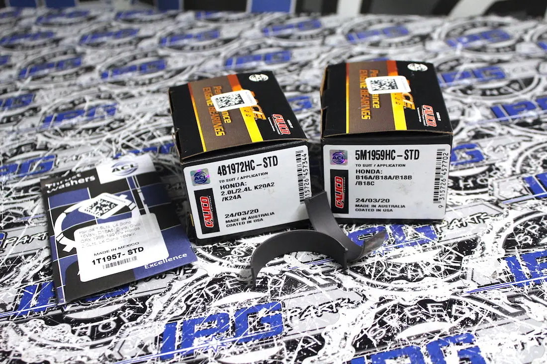 Calico Coated Acl Race Std Main Rod Thrust Bearings For Honda K20 K20a K20a2 K20z1 K20z3 K24 K24a K24a2 Engines 1