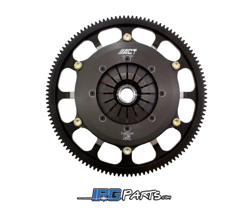 Act Twin Sintered Iron Race Disc Clutch Kit With Flywheel - 2002-2006 Acura Rsx Type S K20a K20a2 K20z1 Engines 1