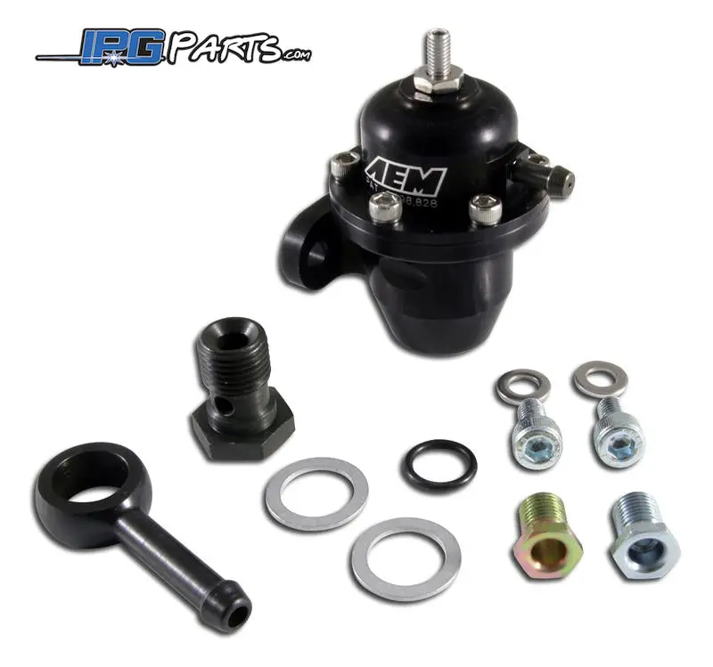 Aem Adjustable Fuel Pressure Regulator For The 1990-1993 Acura Integra Da & 1988-1991 Honda Civic - Crx Ef 1