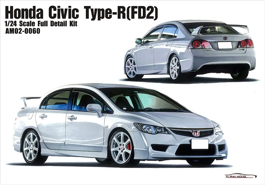 Alpha Model Honda Civic Type-R (Fd2) Full Detail 1/24 1