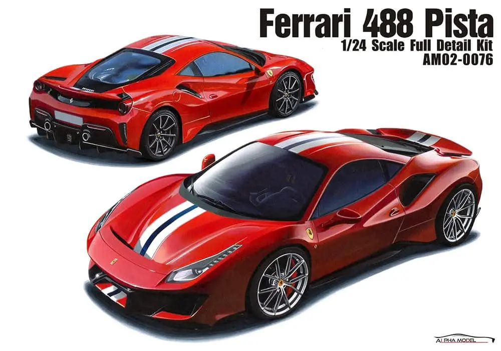 Alpha Model Ferrari 488 Pista 1