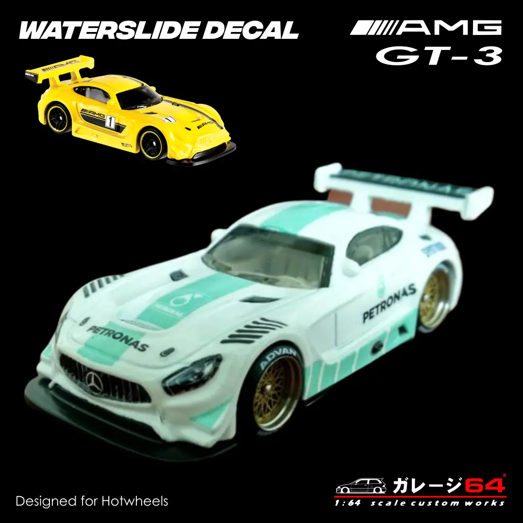 Decal Set Hot Wheels Mercedes Amg Gt3 1