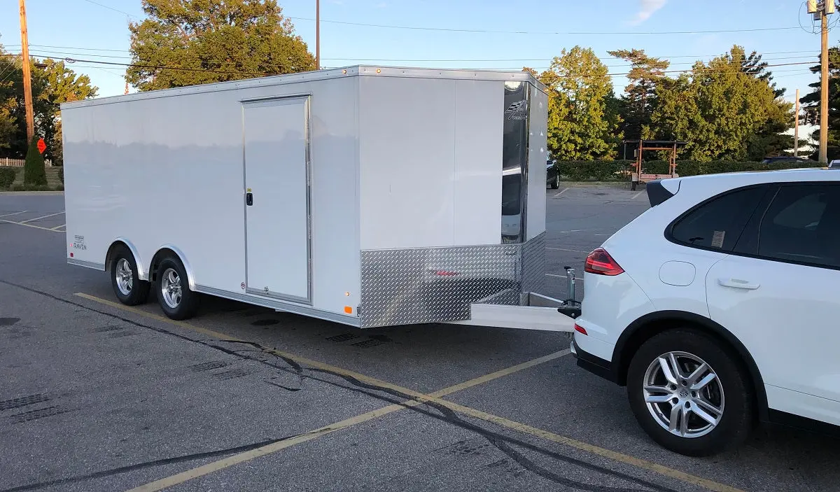 2019 18' Atc Raven Aluminum Enclosed Car Trailer 1