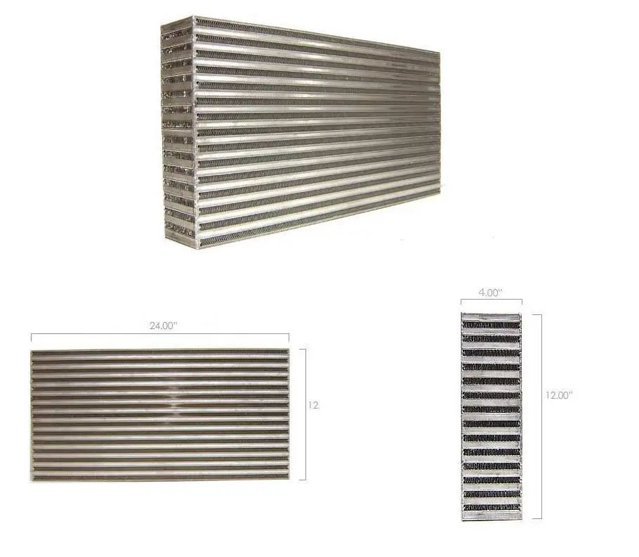 Intercooler Core - Garrett Gt 23.7X12x3.8,  P/N: 486827-6002 1