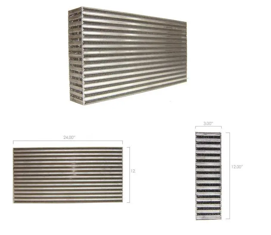 Intercooler Core - Garrett Gt24x12.1X3,  P/N: 703518-6005 1