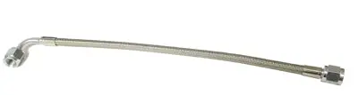 Oil Feed Line #3 (-3 An) - Ss Braid 1.5 Ft. Length (18 Inches) 1
