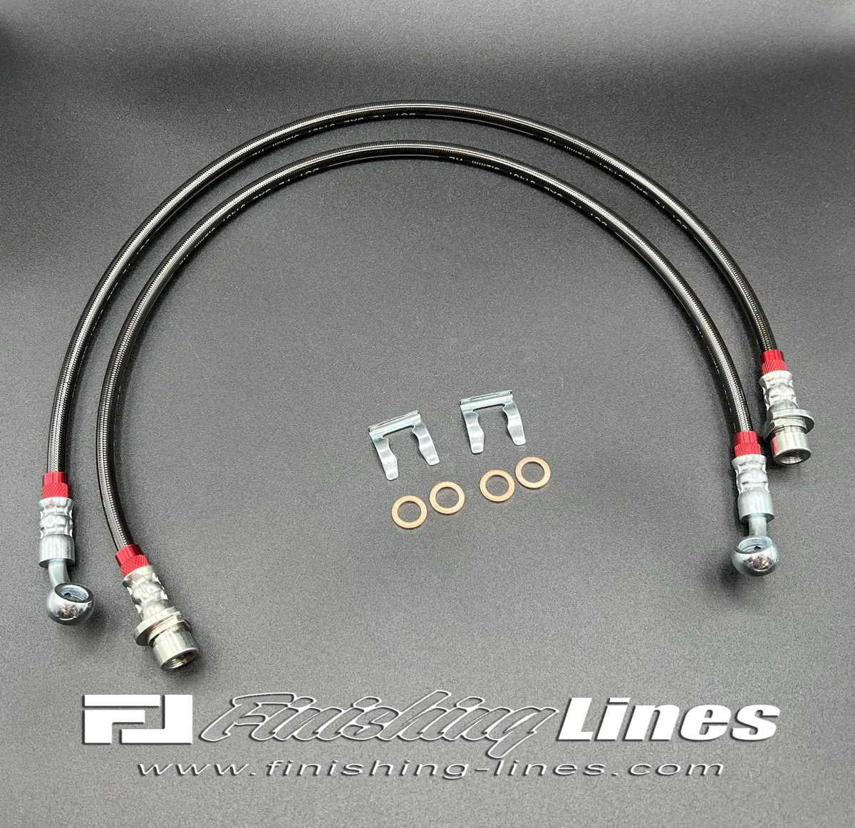 Eg/Dc/Ek Awd Extended Rear Caliper Hoses (For Banjo Inlet Calipers) 1