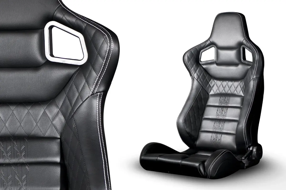 Land Rover Defender 90 (1991-2016) Vegan Leather Gtb Sport Seats 1