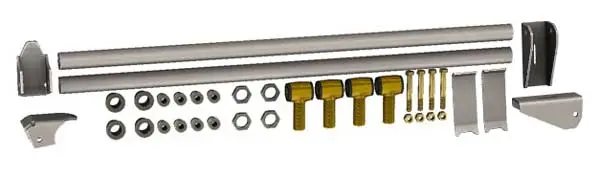 Traction Bar Kit With 1 1/4" Forged Poly Joints 1