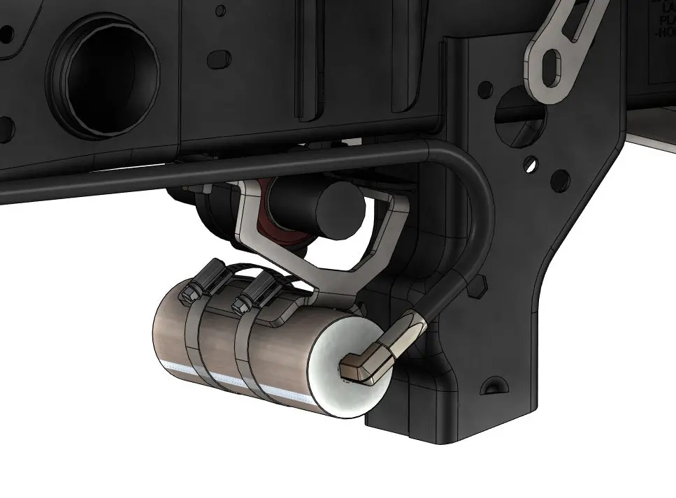 Jeep Jl & Jt Mojave Shock Reservoir Relocation Bracket Set 2