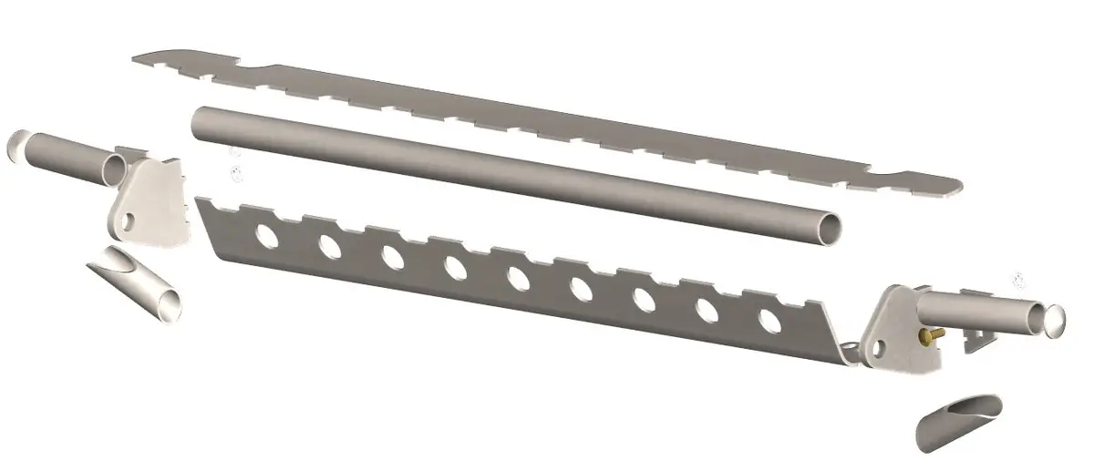 Yj, Tj, Lj Pritchett Canyon Rear Bumper Welders Kit 2