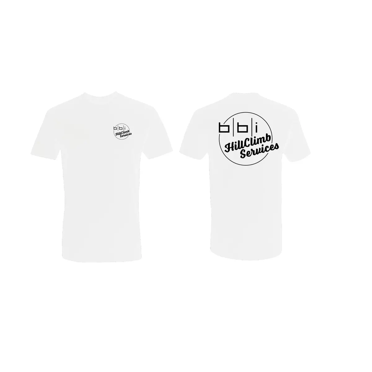 Bbi Autosport Hill Climb Services T-Shirt (White) 1
