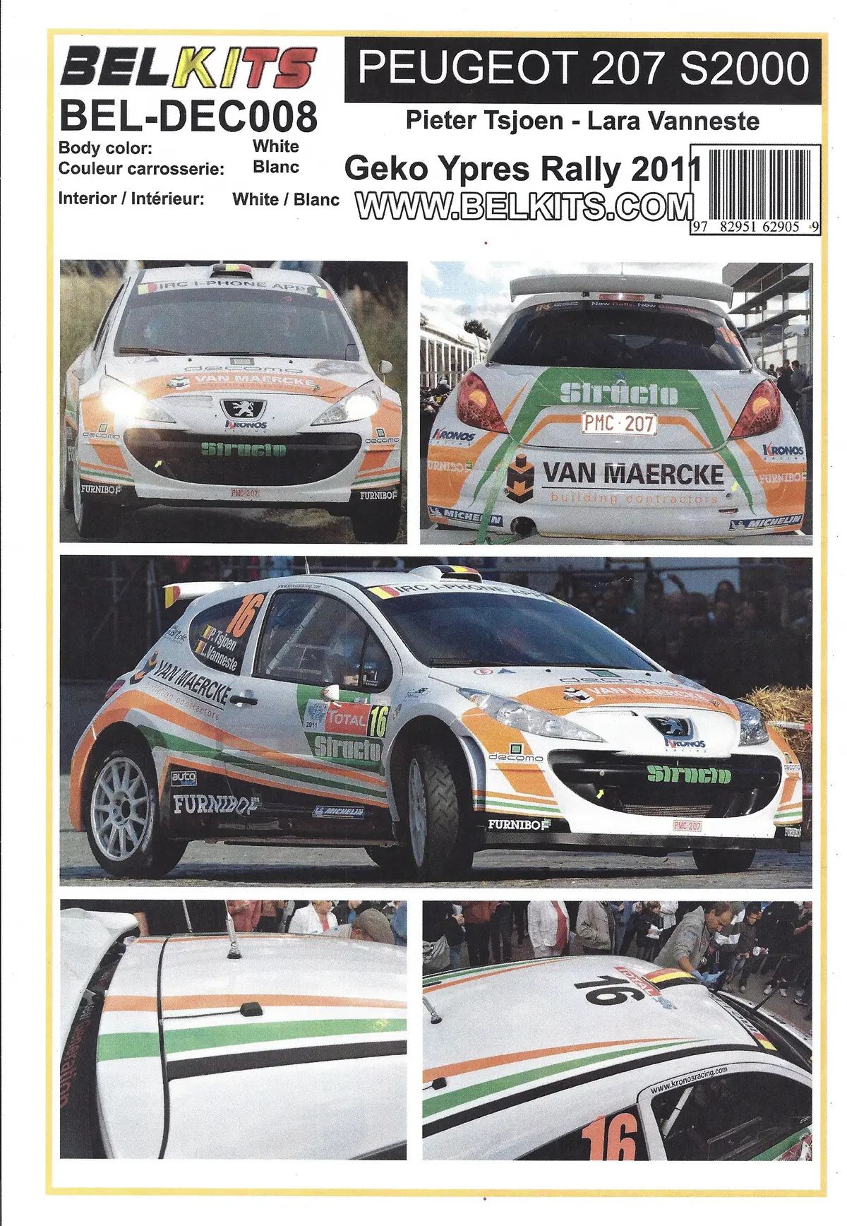 Belkits Decalset Peugeot 207 S2000 1
