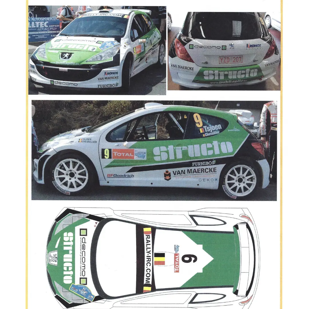 Belkits Decalset Peugeot 207 S2000 1