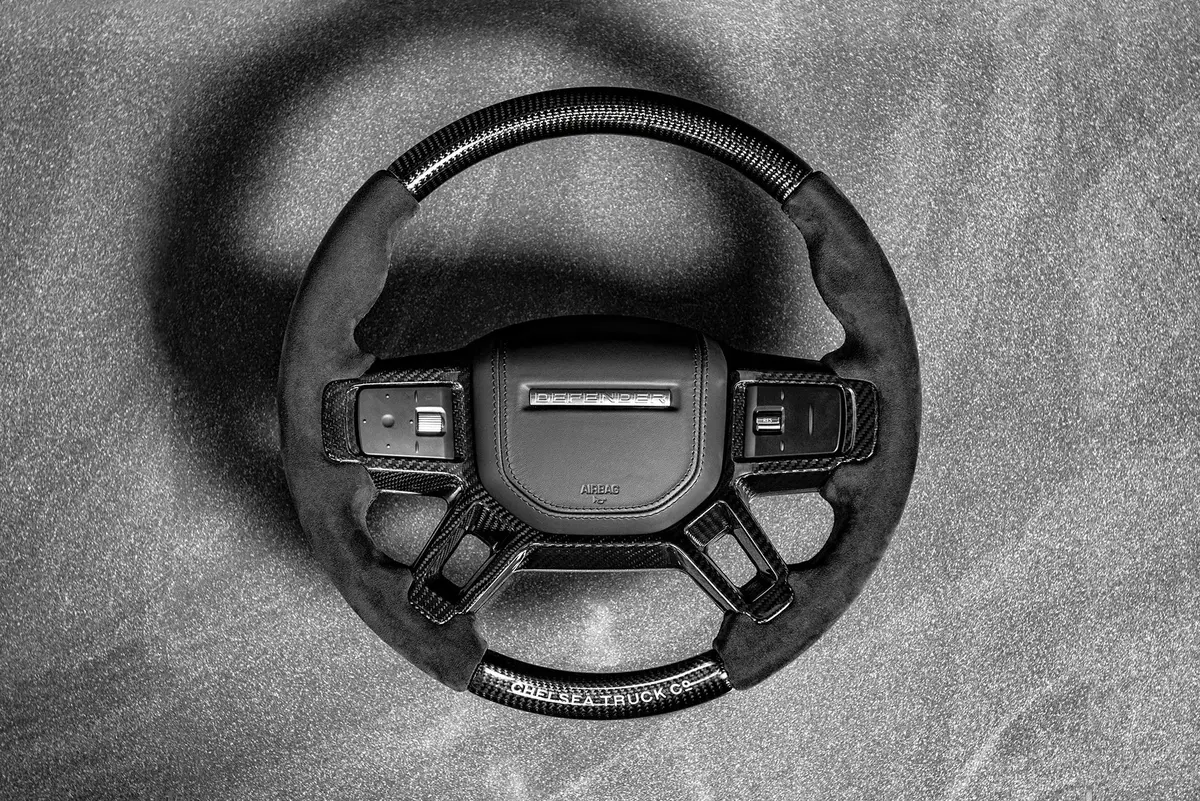 Land Rover Defender (2020 Onwards) Chelsea Truck Company Full Carbon Steering Wheel 1