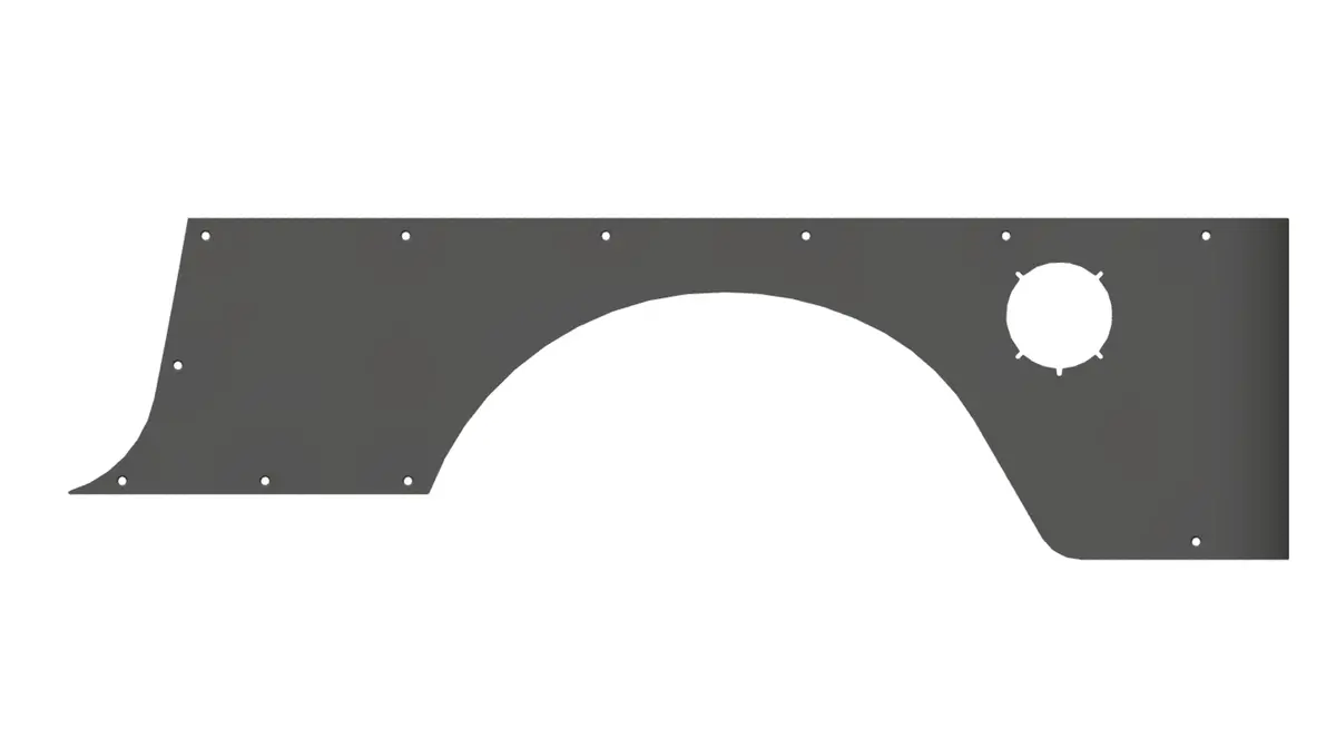 Rear Corner Armor - Jeep Lj 1