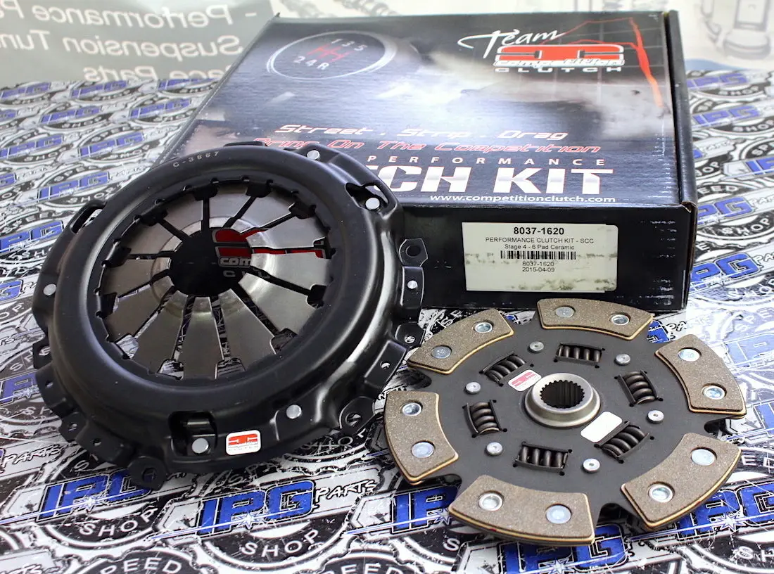 Competition Clutch Stage 4 - 6 Puck Sprung - Strip Series 1620 Clutch Kit For Honda & Acura K20 K24 Engines 1