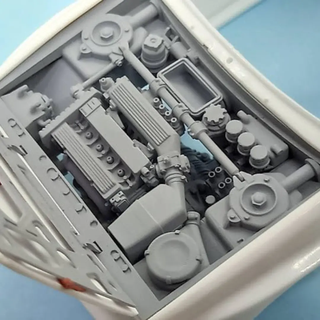 Engine For Lancia Delta Evo Hasegawa 1/24 Kit 1