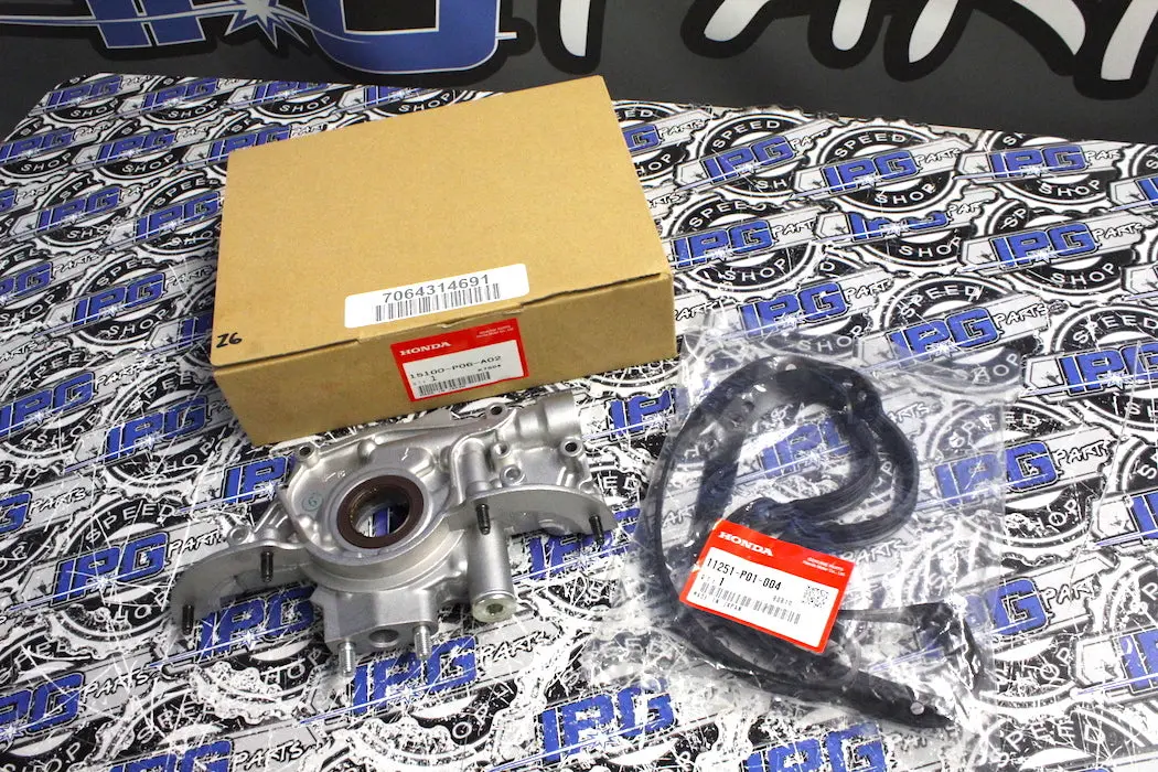 Oem Replacement Oil Pump & Pan Gasket For 1992-1995 Honda Civic Ex & Si D16z6 Engine 1