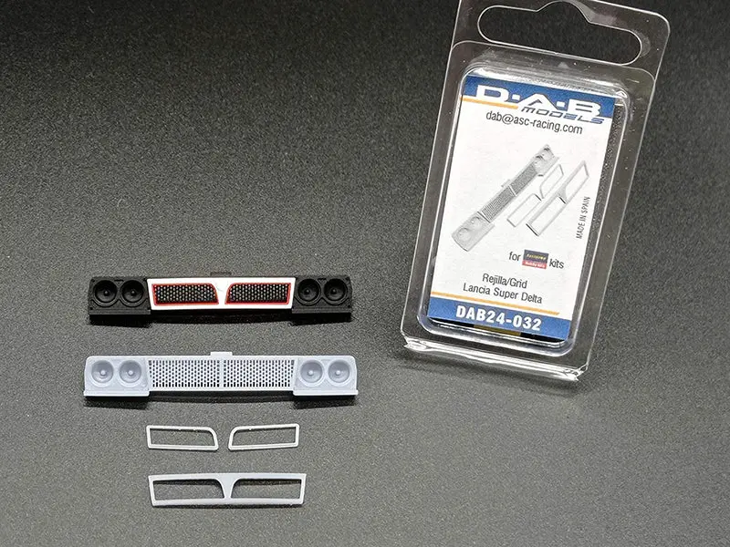 D.A.B Models Lancia Super Delta Grill 3D 1:24 Scale 1