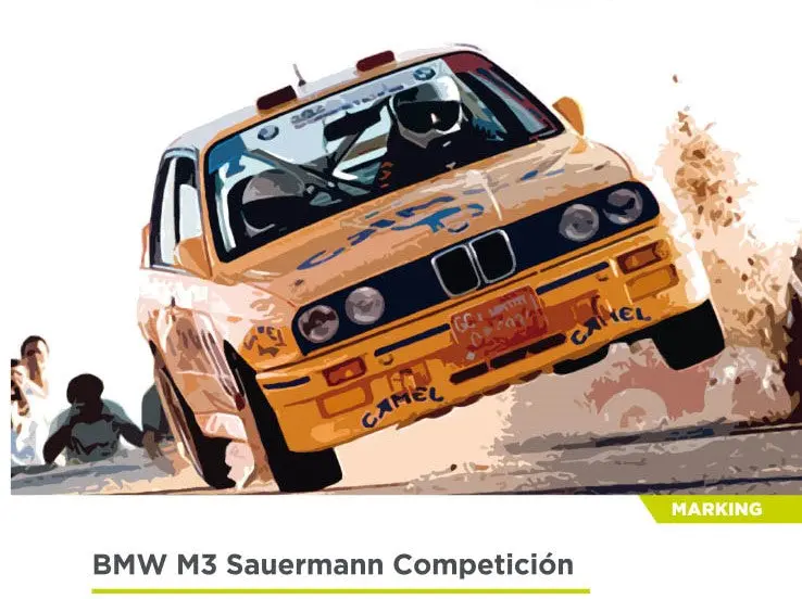 Decalcas Bmw M3 E30 Sauermann Competicion 1