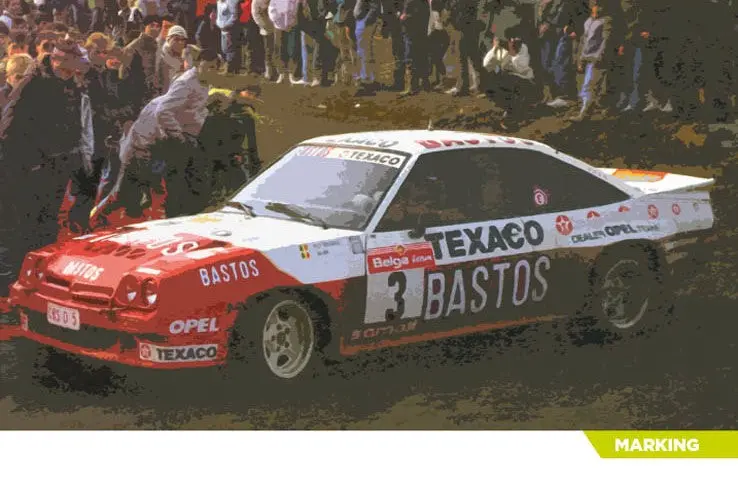Decalcas Opel Manta 400 Bastos Texaco Rally Team 1986 1