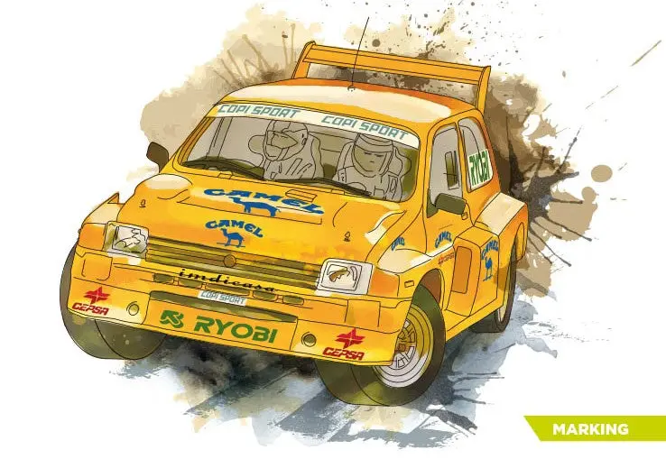 Decalcas Mg Metro 6R4 Camel Team 1