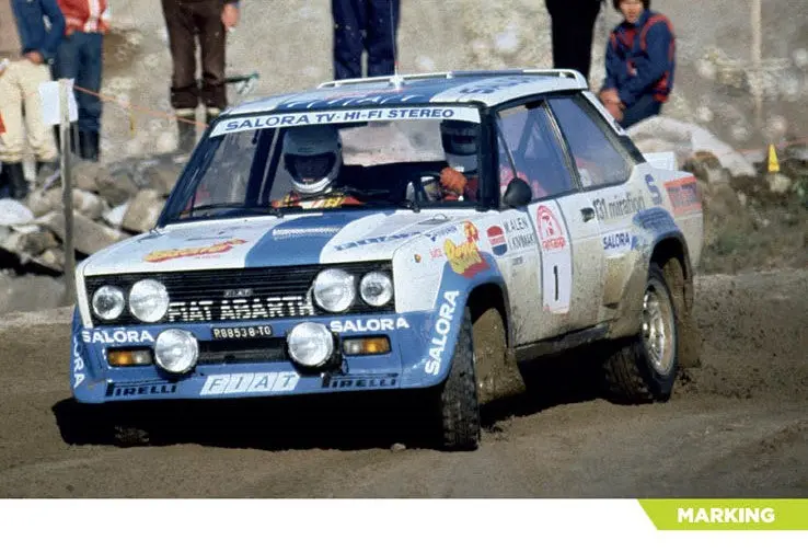 Decalcas Fiat 131 Abarth Fiat Rally / Asa Salora 1
