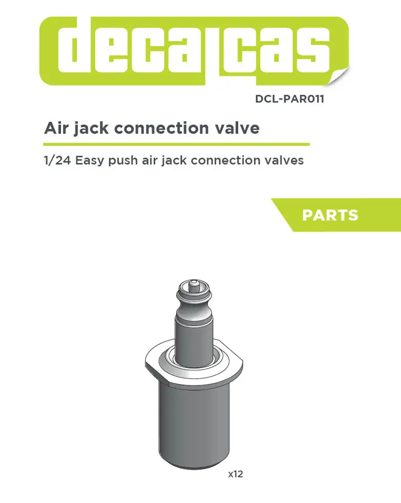 Decalcas Air Jack Connection Valve 1:24 1