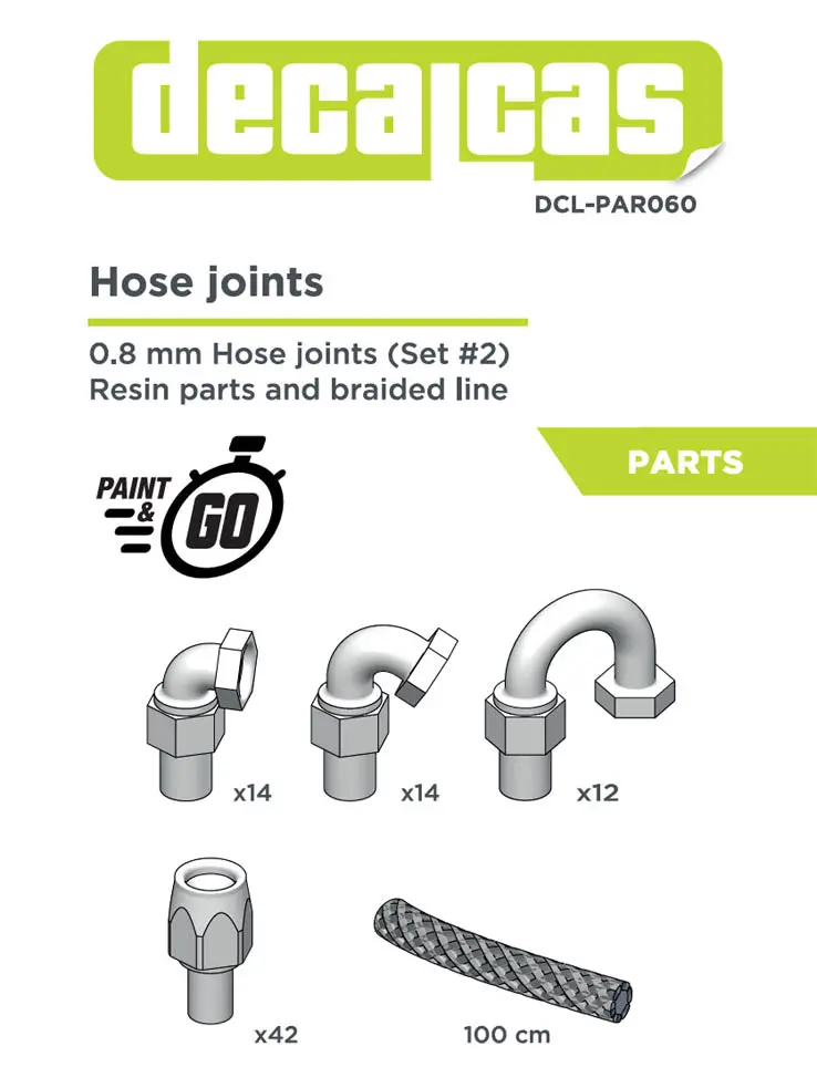 Decalcas 0.8Mm Hose Joints Set 2 1