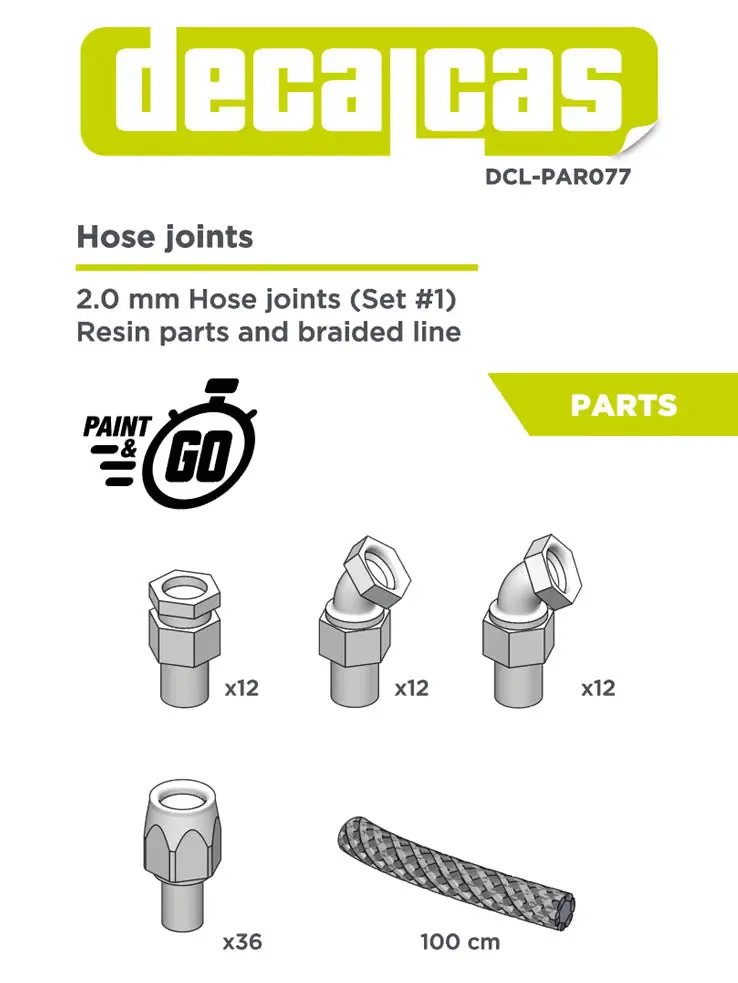 Decalcas 2.0Mm Hose Joints 1