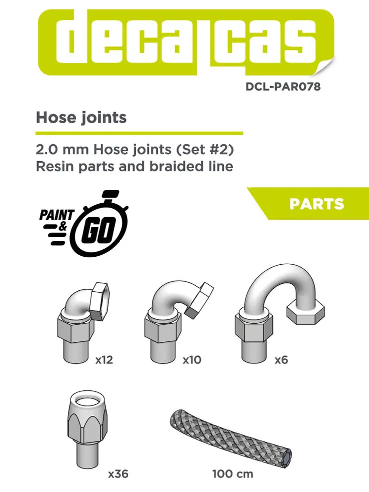 Decalcas 2.0Mm Hose Joints 1