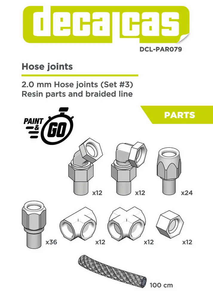 Decalcas 2.0Mm Hose Joints 1