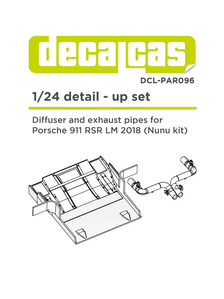 Decalcas Detail Up Set For Porsche 911 991 Gt3 Rsr - 2018 1