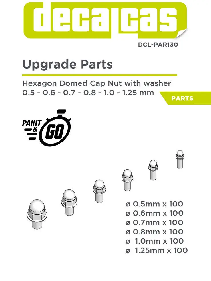 Decalcas Hexagon Domed Cap Nut With Washer 1
