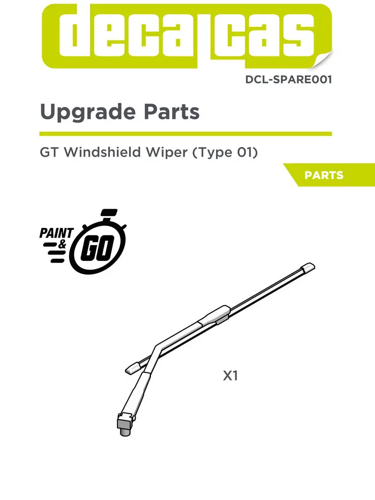 Decalcas Gt Windshield Wiper 1