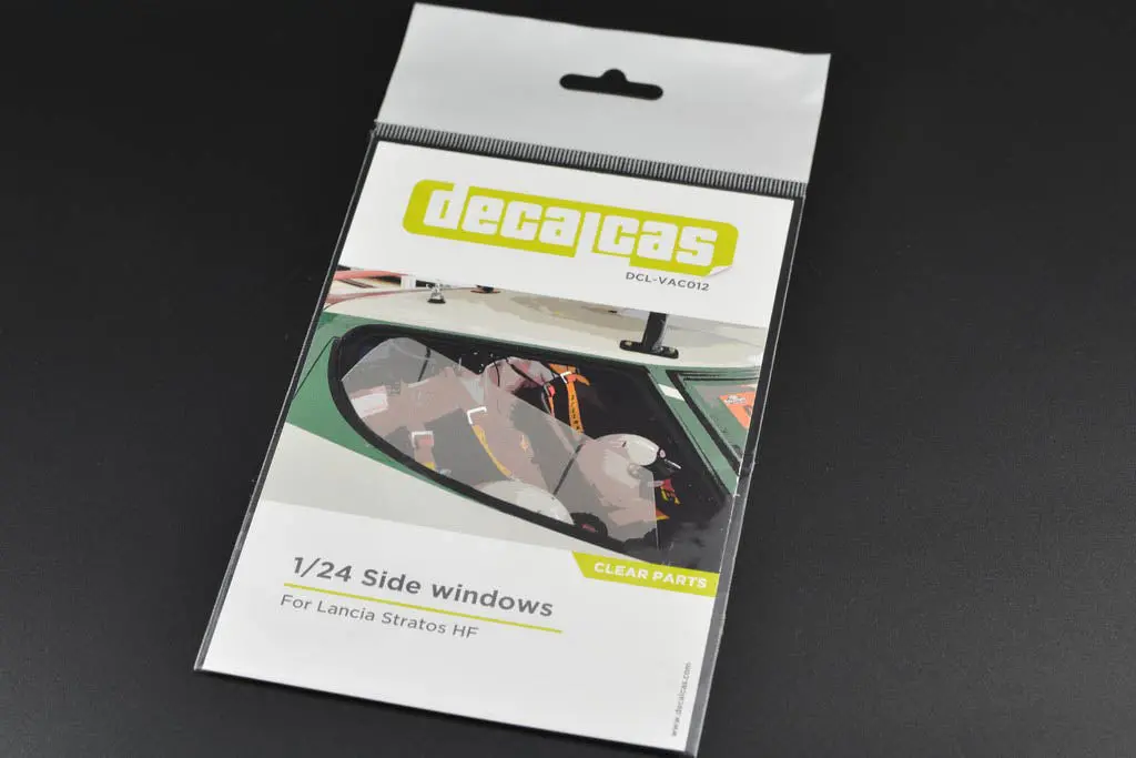 Decalcas Side Windows 1:24 Scale For Lancia Stratos Hf 2