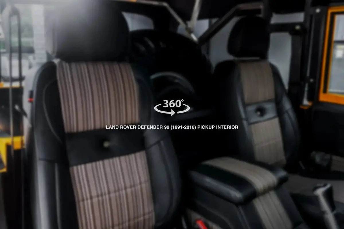Land Rover Defender 90 (1991-2016) Pickup 2 Seats Comfort Leather Interior 360° Tour 1