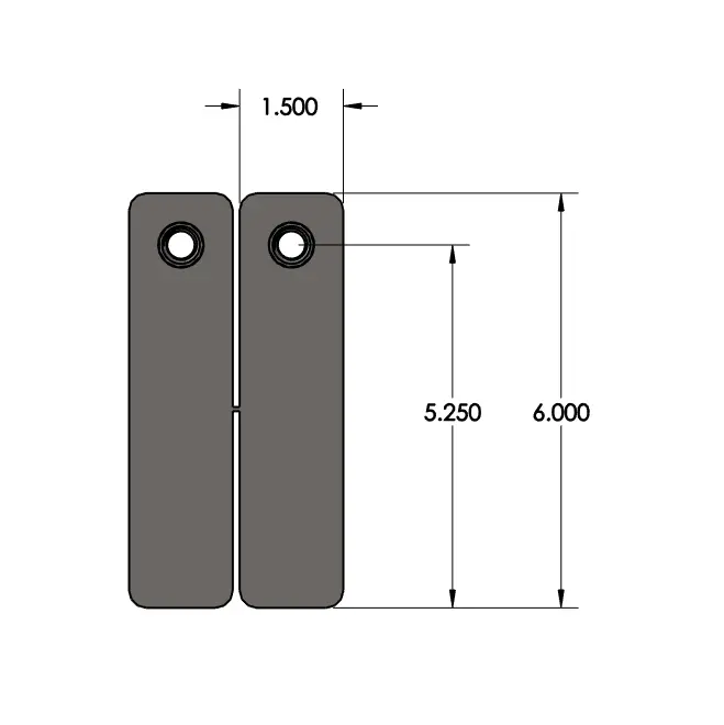 1/2"-13 Diy Flag Nut Tabs 2