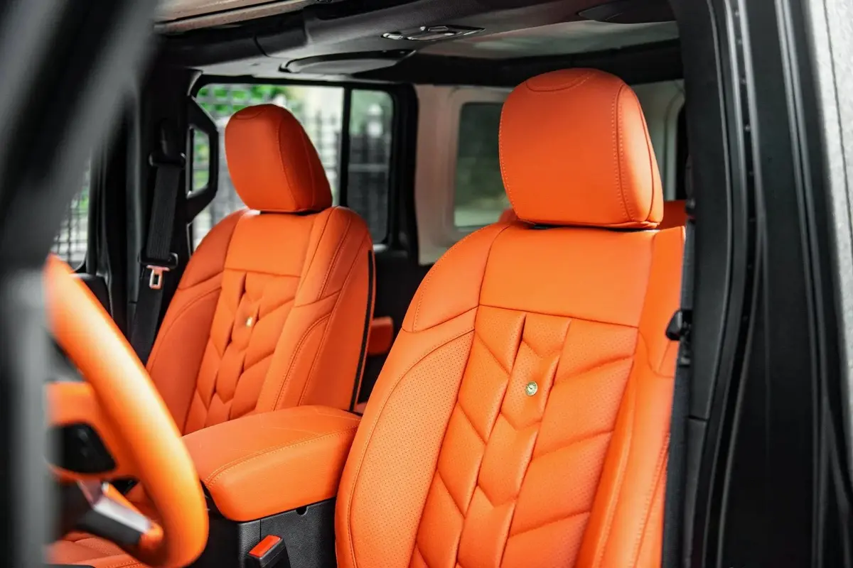 Jeep Wrangler Jl 4 Door Herringbone Leather Interior (2018 Onwards) 1