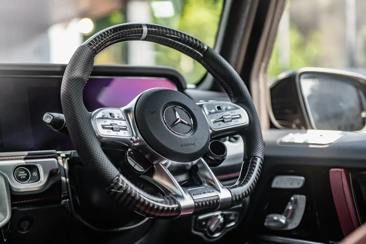 Mercedes G-Wagon G63 Amg Carbon Steering Wheel (2018 Onwards) 1