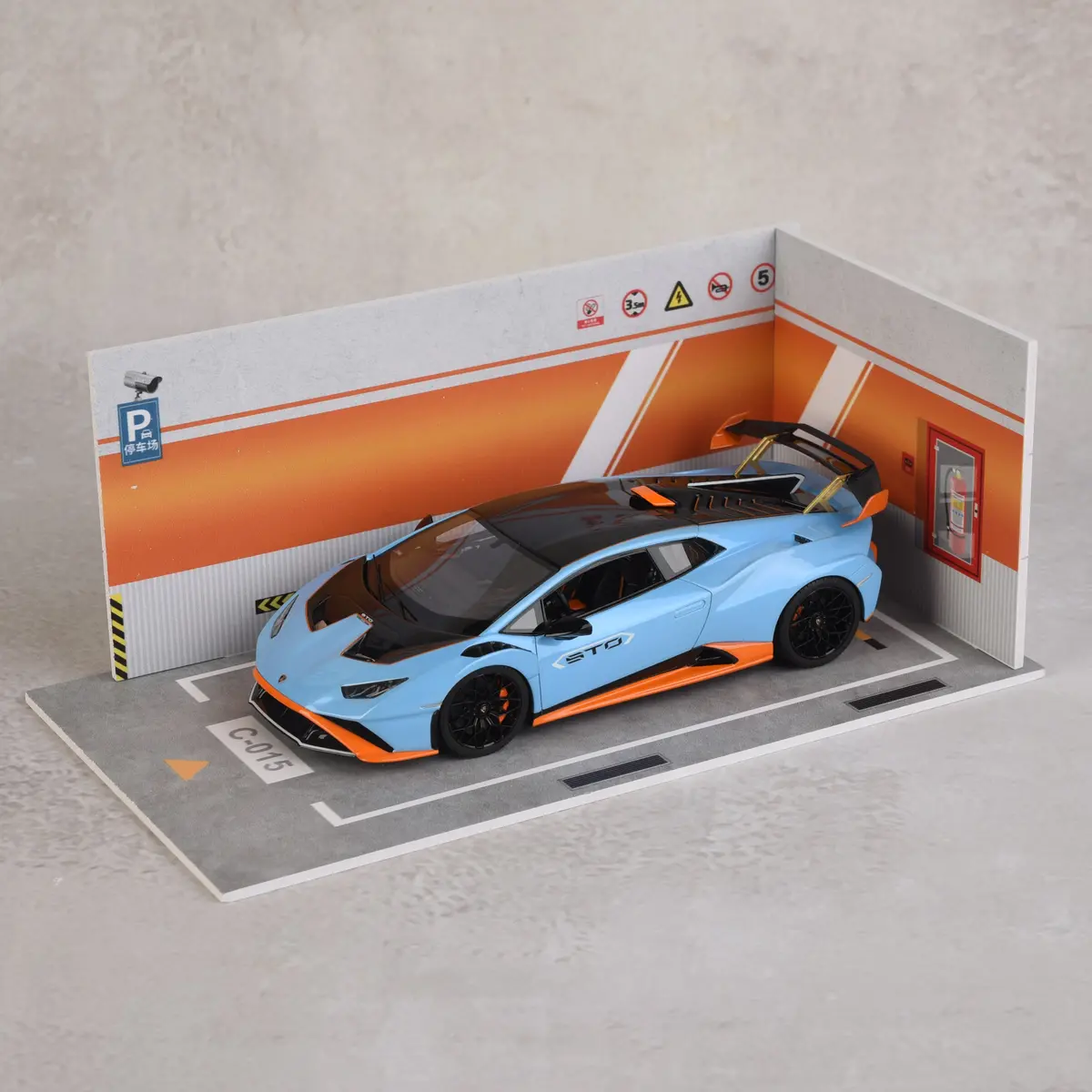 Alpha Model Car Model Scene 2 Scale 1/24 1