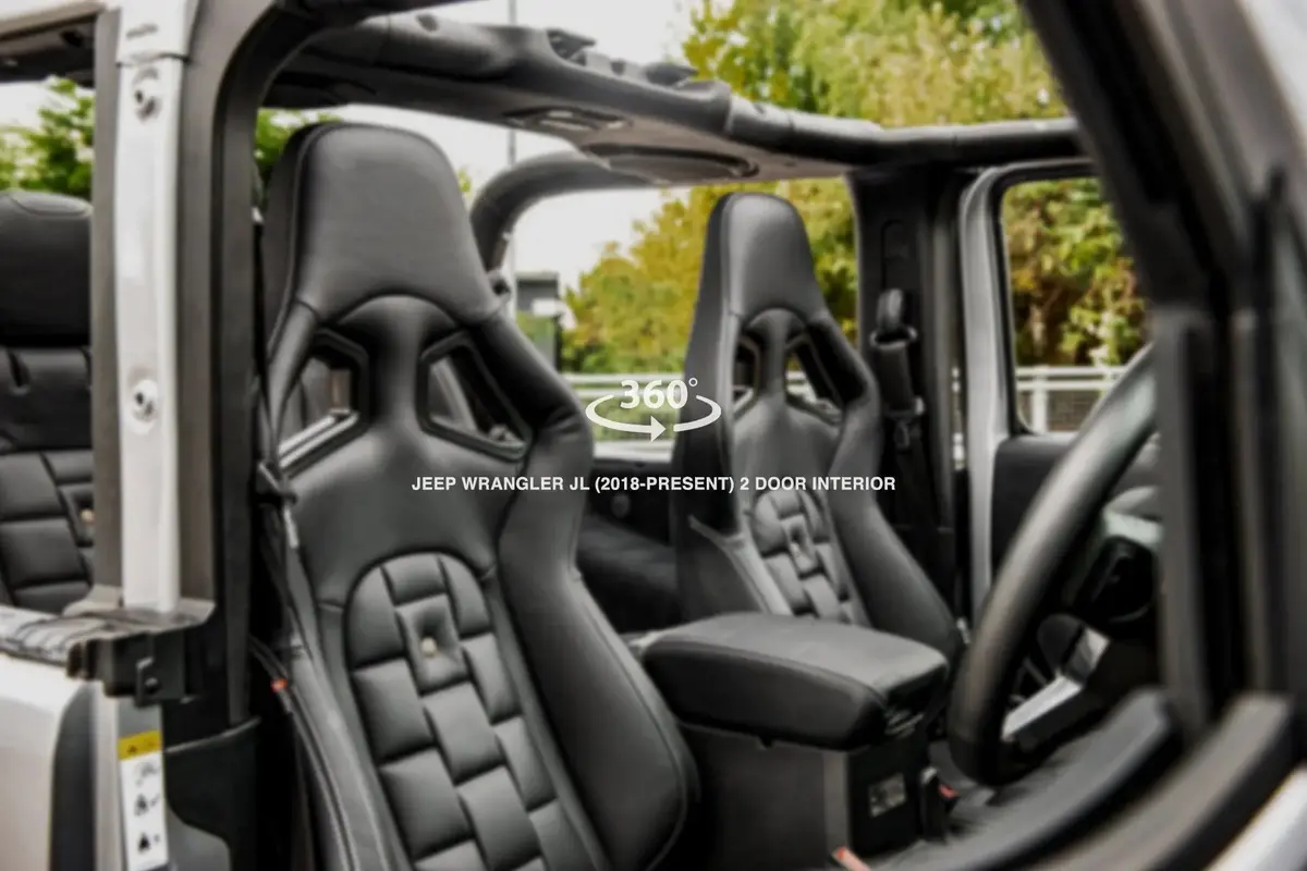 Jeep Wrangler Jl 2-Door Black Sport Leather Interior (2018 Onwards) 360° Tour 1