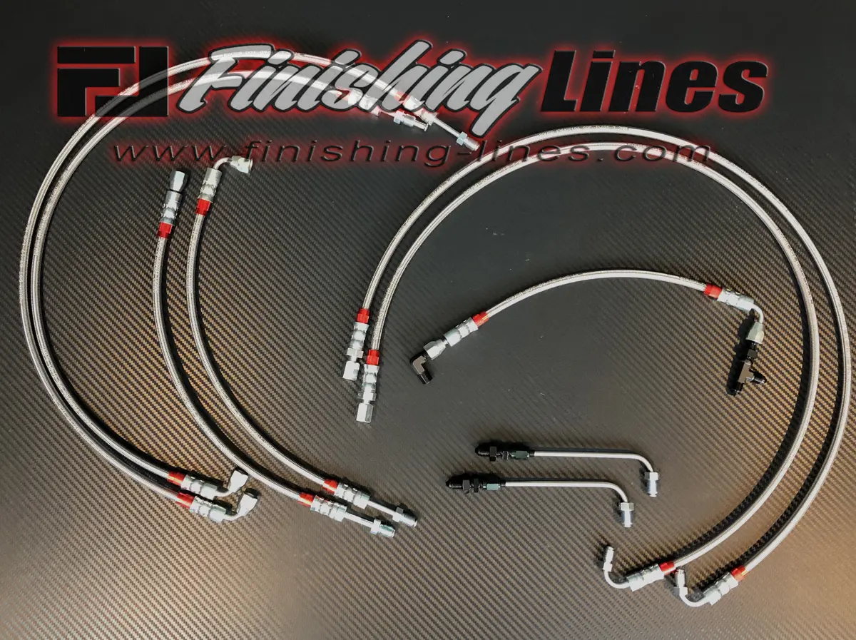 Ef/Crx Full Tuck Brake Line Kit (Stock Master Cylinder Setup) 1
