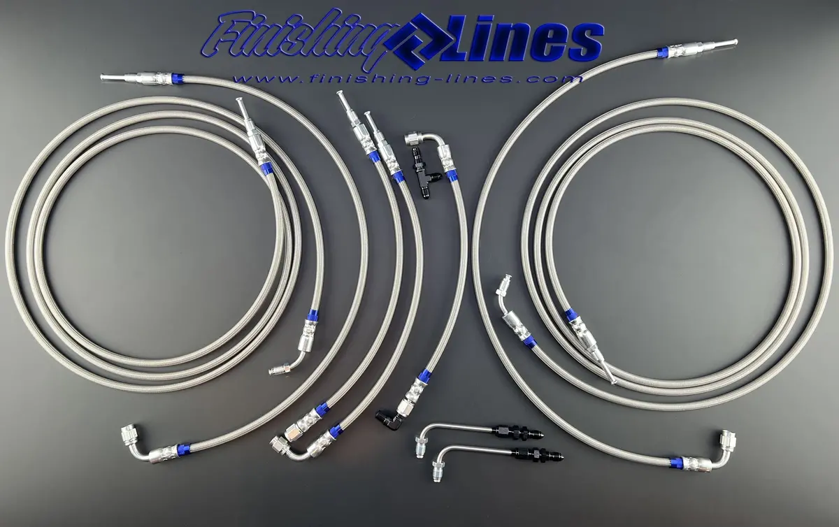 Ef/Crx Full Tuck Brake Line Kit (Brake Booster Deleted Setups) 1